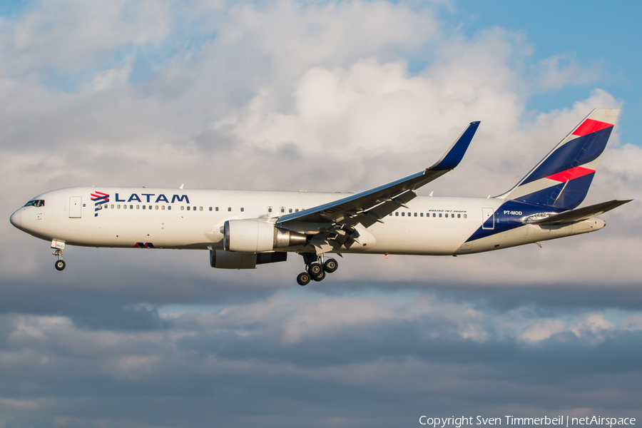 LATAM Airlines Brasil Boeing 767-316(ER) (PT-MOD) | Photo 360422