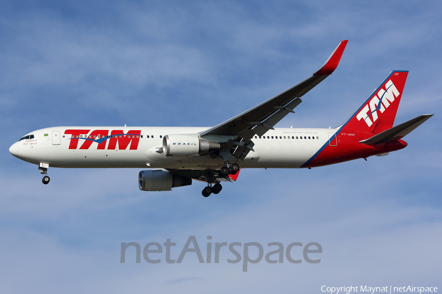 TAM Brazilian Airlines Boeing 767-316(ER) (PT-MOF) | Photo 147631