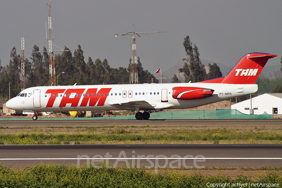 TAM Brazilian Airlines Fokker 100 (PT-MRA) | Photo 155914