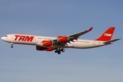 TAM Brazilian Airlines Airbus A340-541 (PT-MSN) at  Frankfurt am Main, Germany