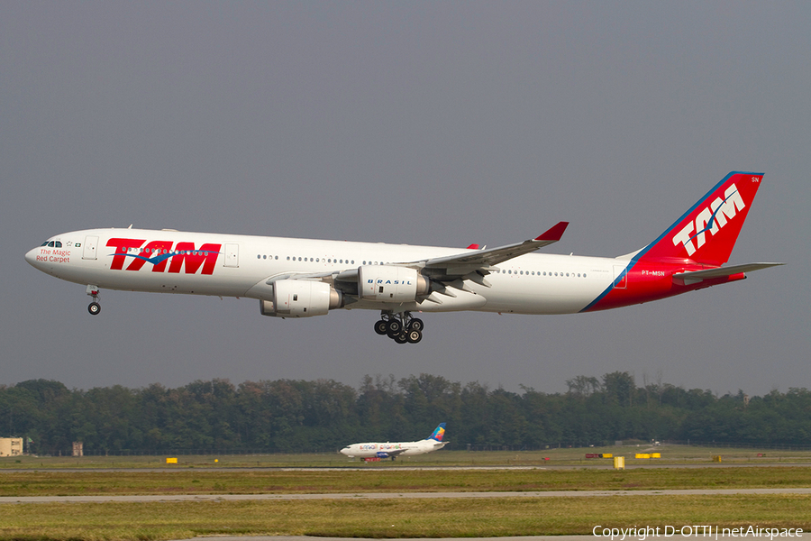 TAM Brazilian Airlines Airbus A340-541 (PT-MSN) | Photo 369384