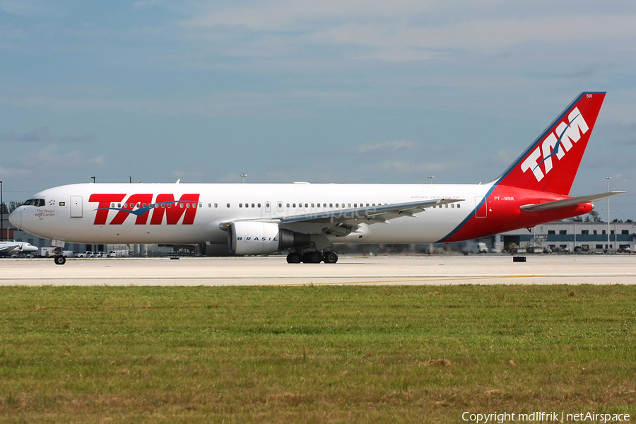 TAM Brazilian Airlines Boeing 767-33A(ER) (PT-MSR) | Photo 353292