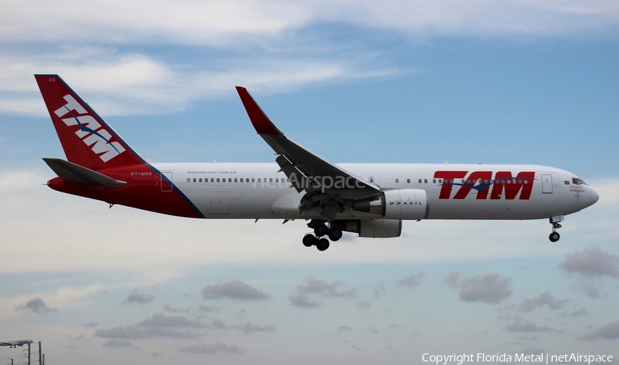 TAM Brazilian Airlines Boeing 767-316(ER) (PT-MSS) | Photo 407607