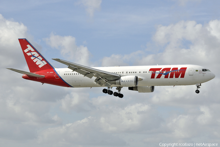 TAM Brazilian Airlines Boeing 767-33A(ER) (PT-MSU) | Photo 15571