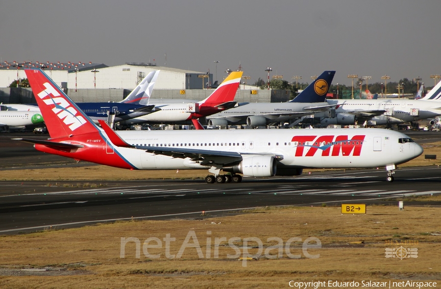 TAM Brazilian Airlines Boeing 767-316(ER) (PT-MSV) | Photo 462692