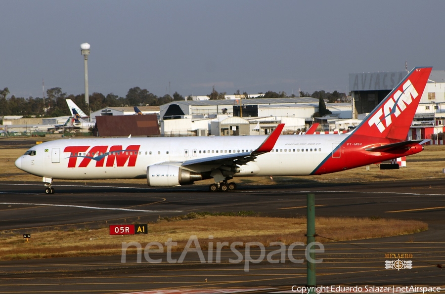 TAM Brazilian Airlines Boeing 767-316(ER) (PT-MSV) | Photo 550624