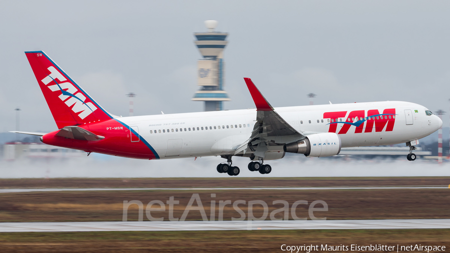 TAM Brazilian Airlines Boeing 767-316(ER) (PT-MSW) | Photo 251726