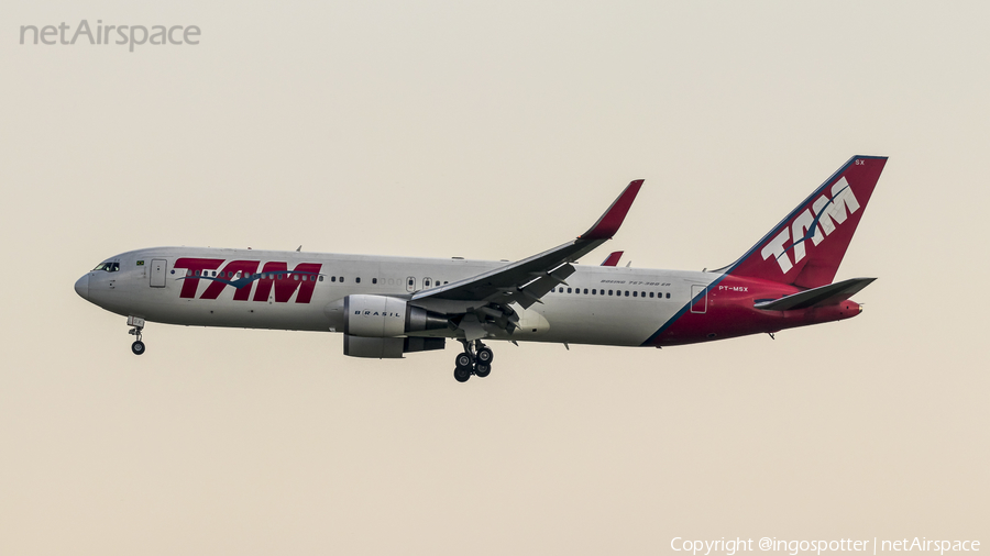 TAM Brazilian Airlines Boeing 767-316(ER) (PT-MSX) | Photo 358870