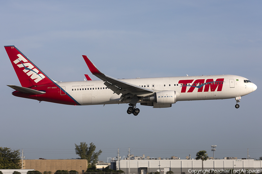 TAM Brazilian Airlines Boeing 767-316(ER) (PT-MSX) | Photo 377721