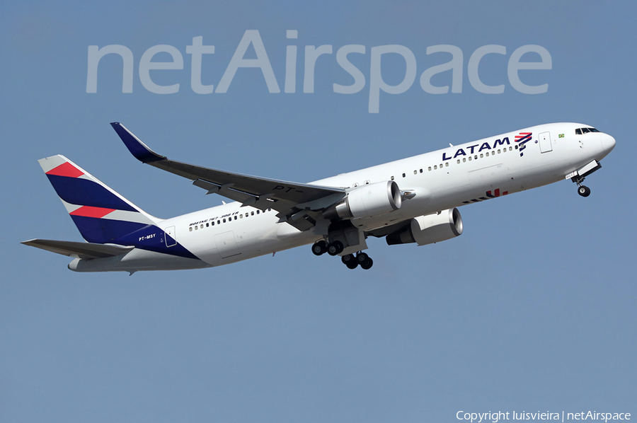 LATAM Airlines Brasil Boeing 767-316(ER) (PT-MSY) | Photo 333576