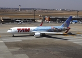 TAM Brazilian Airlines Boeing 767-316(ER) (PT-MSZ) at  Johannesburg - O.R.Tambo International, South Africa