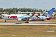 TAM Brazilian Airlines Boeing 767-316(ER) (PT-MSZ) at  Miami - International, United States