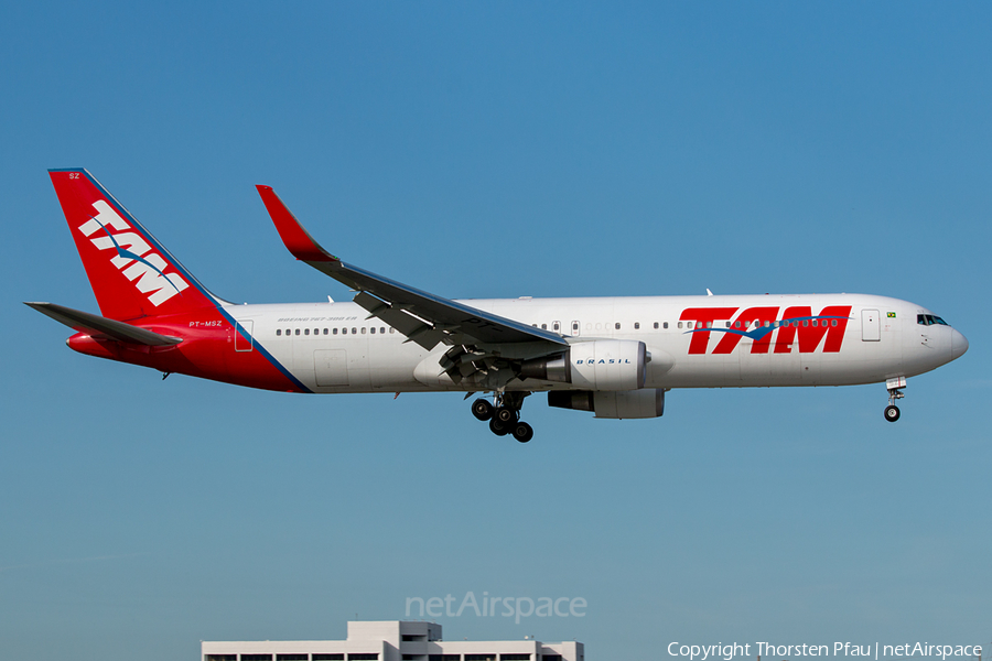 TAM Brazilian Airlines Boeing 767-316(ER) (PT-MSZ) | Photo 134052