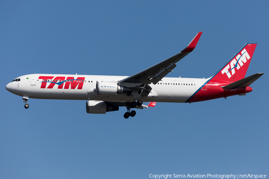 TAM Brazilian Airlines Boeing 767-316(ER) (PT-MSZ) | Photo 330850