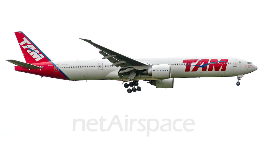 TAM Brazilian Airlines Boeing 777-32W(ER) (PT-MUC) | Photo 267738