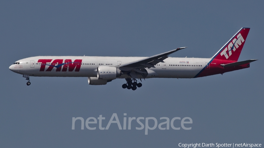 TAM Brazilian Airlines Boeing 777-32W(ER) (PT-MUD) | Photo 232060