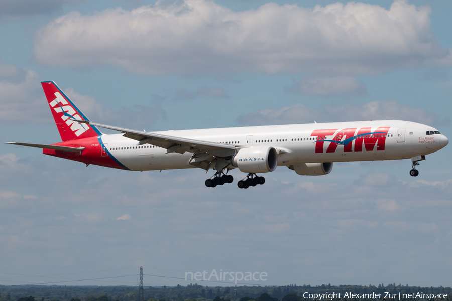 TAM Brazilian Airlines Boeing 777-32W(ER) (PT-MUF) | Photo 176013