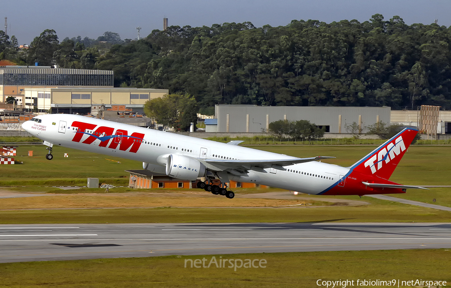TAM Brazilian Airlines Boeing 777-32W(ER) (PT-MUG) | Photo 329980