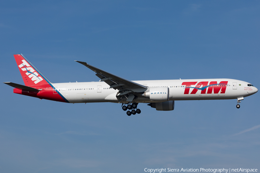 TAM Brazilian Airlines Boeing 777-32W(ER) (PT-MUG) | Photo 323205
