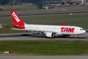 TAM Brazilian Airlines Airbus A330-223 (PT-MVB) at  Sao Paulo - Guarulhos - Andre Franco Montoro (Cumbica), Brazil