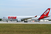 TAM Brazilian Airlines Airbus A330-223 (PT-MVB) at  Miami - International, United States