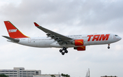 TAM Brazilian Airlines Airbus A330-223 (PT-MVC) at  Miami - International, United States