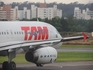 TAM Brazilian Airlines Airbus A320-232 (PT-MZX) at  Goiabeiras-Vitoria, Brazil