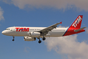 TAM Brazilian Airlines Airbus A320-232 (PT-MZZ) at  Sao Paulo - Guarulhos - Andre Franco Montoro (Cumbica), Brazil