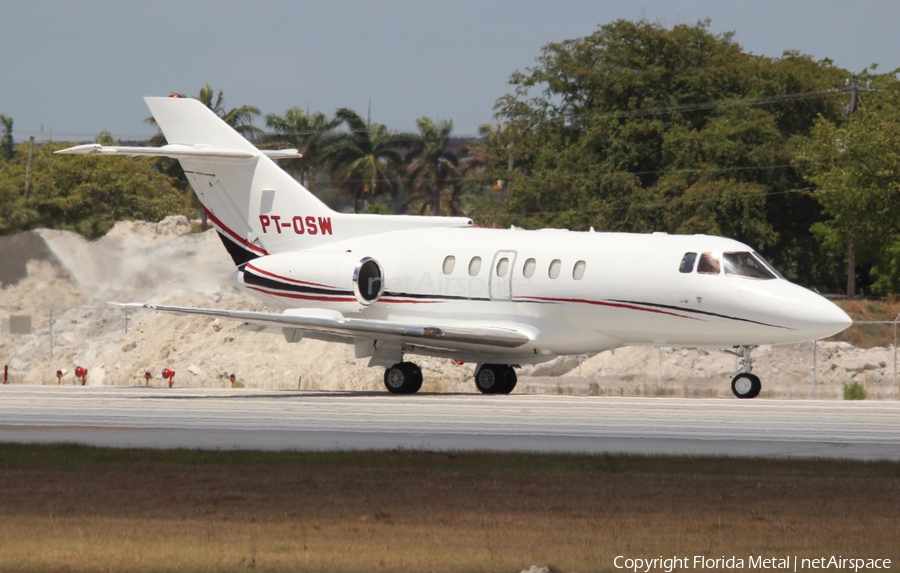 Wanair BAe Systems BAe 125-800B (PT-OSW) | Photo 318537