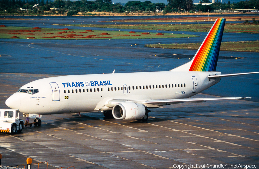 TransBrasil Boeing 737-3Q4 (PT-TEH) | Photo 72400