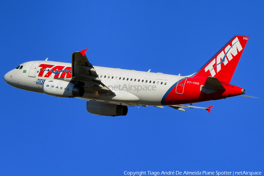 TAM Brazilian Airlines Airbus A319-132 (PT-TMA) | Photo 360286