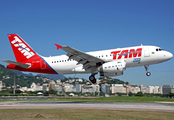 TAM Brazilian Airlines Airbus A319-132 (PT-TMA) at  Rio De Janeiro - Santos Dumont, Brazil