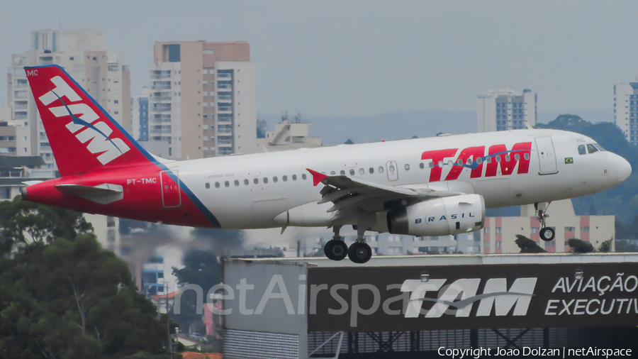 LATAM Airlines Brasil Airbus A319-132 (PT-TMC) | Photo 362520