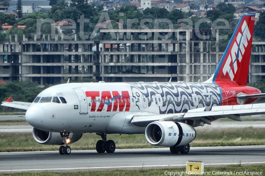 TAM Brazilian Airlines Airbus A319-132 (PT-TMD) | Photo 331560