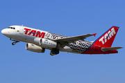 TAM Brazilian Airlines Airbus A319-132 (PT-TMD) at  Sao Paulo - Guarulhos - Andre Franco Montoro (Cumbica), Brazil