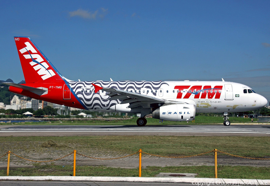 TAM Brazilian Airlines Airbus A319-132 (PT-TMD) | Photo 147253