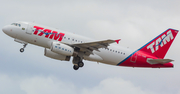 TAM Brazilian Airlines Airbus A319-132 (PT-TME) at  Sao Paulo - Congonhas, Brazil