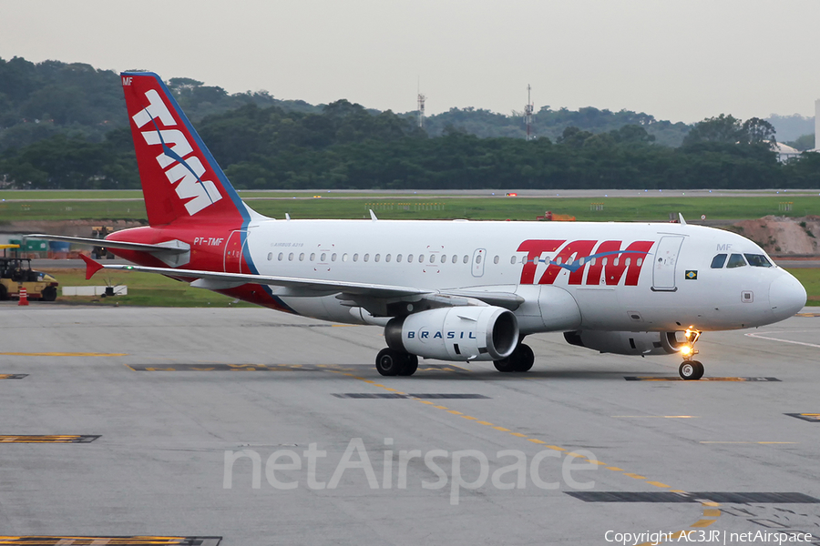 TAM Brazilian Airlines Airbus A319-132 (PT-TMF) | Photo 329602