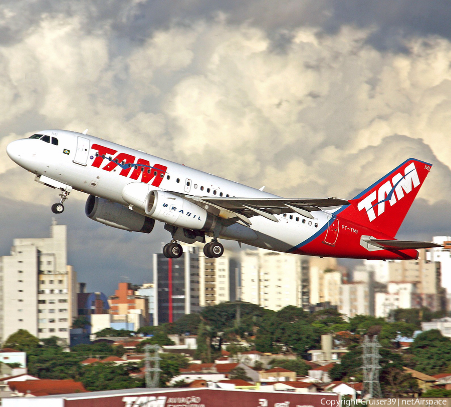 TAM Brazilian Airlines Airbus A319-132 (PT-TMI) | Photo 143898
