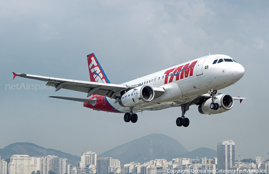 TAM Brazilian Airlines Airbus A319-132 (PT-TML) | Photo 341581