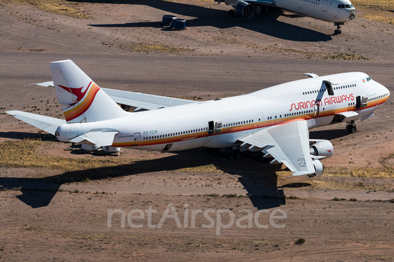 Surinam Airways Boeing 747-306(M) (PZ-TCM) at  Marana - Pinal Air Park, United States