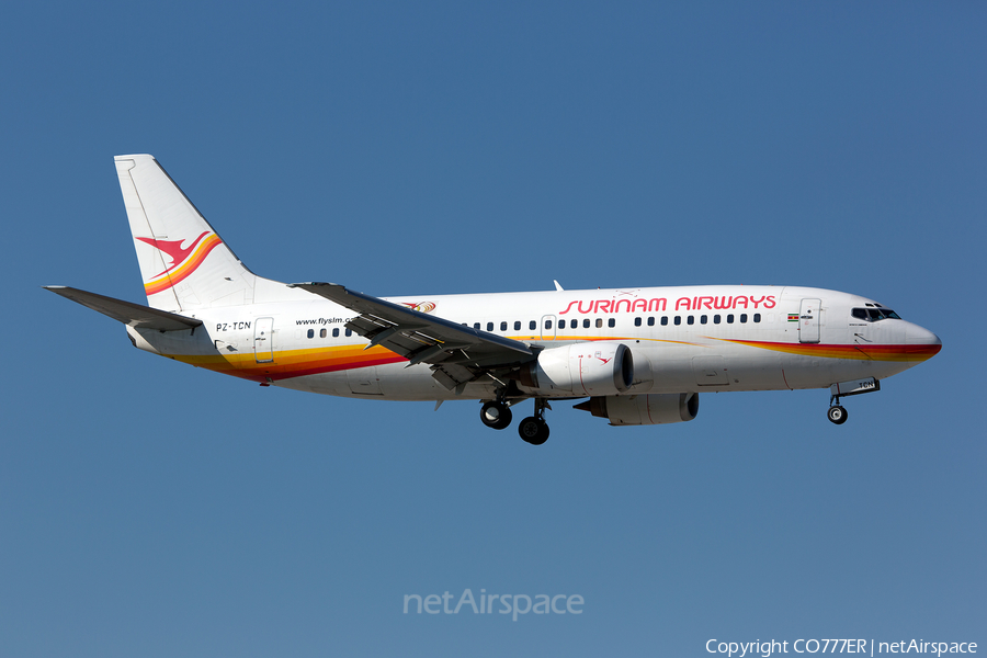 Surinam Airways Boeing 737-36N (PZ-TCN) | Photo 14118