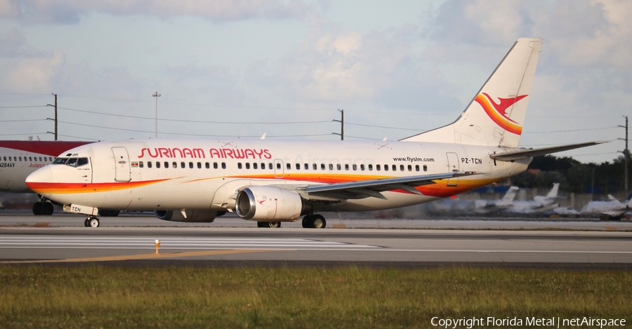 Surinam Airways Boeing 737-36N (PZ-TCN) | Photo 407643