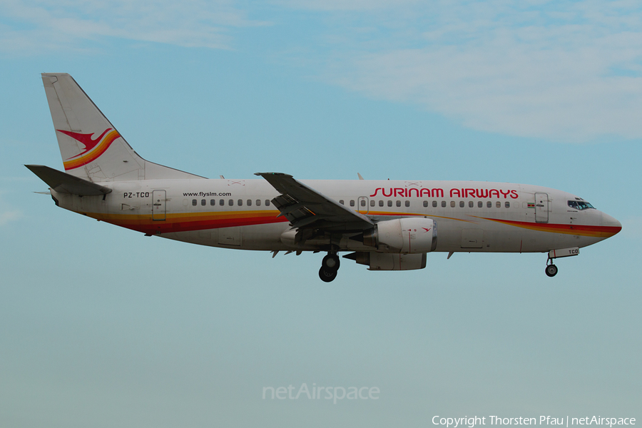 Surinam Airways Boeing 737-36N (PZ-TCO) | Photo 134057