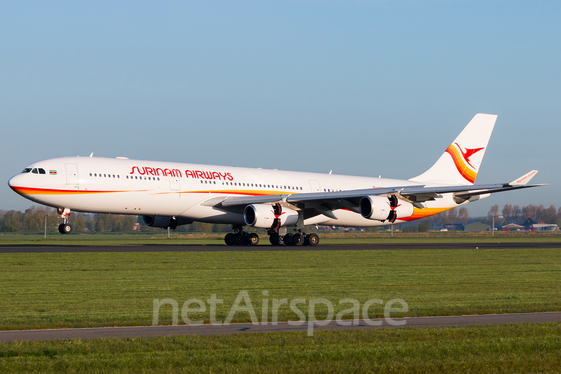 Surinam Airways Airbus A340-313 (PZ-TCR) at  Amsterdam - Schiphol, Netherlands