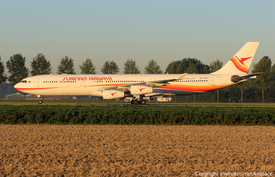 Surinam Airways Airbus A340-313 (PZ-TCR) | Photo 120526