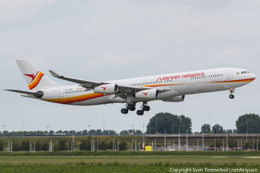 Surinam Airways Airbus A340-313 (PZ-TCR) | Photo 184552