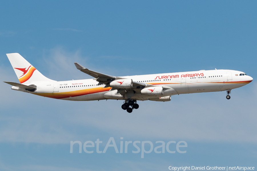 Surinam Airways Airbus A340-313 (PZ-TCR) | Photo 256107