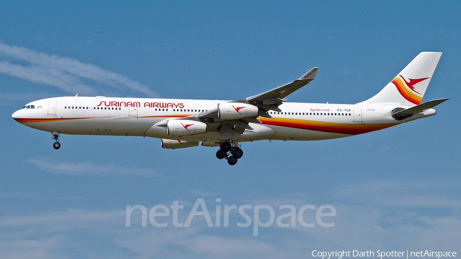 Surinam Airways Airbus A340-313 (PZ-TCR) | Photo 376181