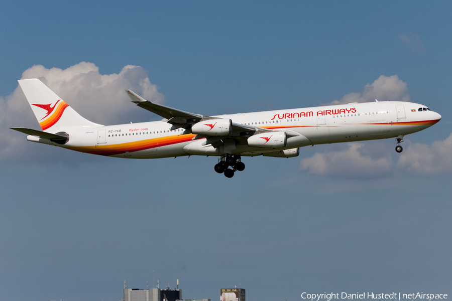 Surinam Airways Airbus A340-313 (PZ-TCR) | Photo 453291